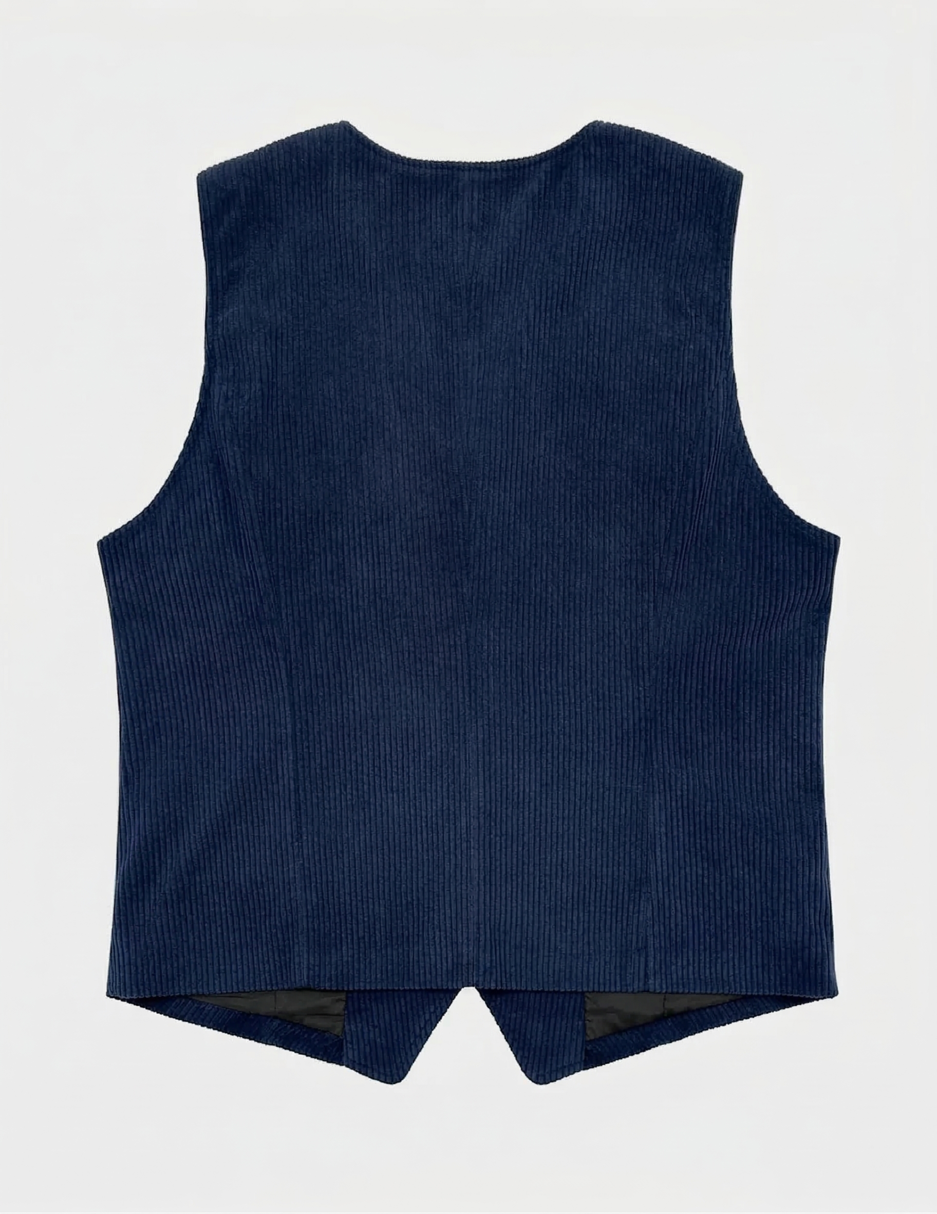 Męska Kamizelka Sztruksowa z Kieszeniami | Julian – Granatowy